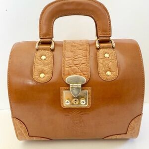 Vintage Bellerose Leather Doctor Bag